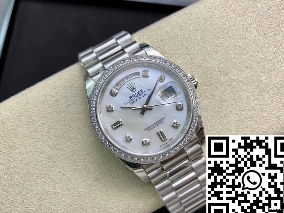 128396TBR-0005 Rolex Diamond-set Date Bezel Factory EW Day 1013